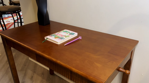 Solid wood desk - desk, with